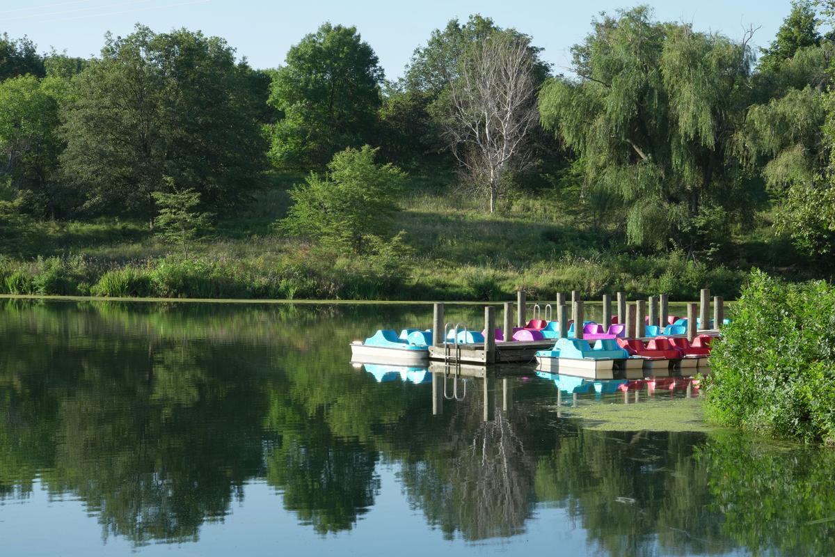 Visit charming shops and stroll local trails on a peaceful retirement day.