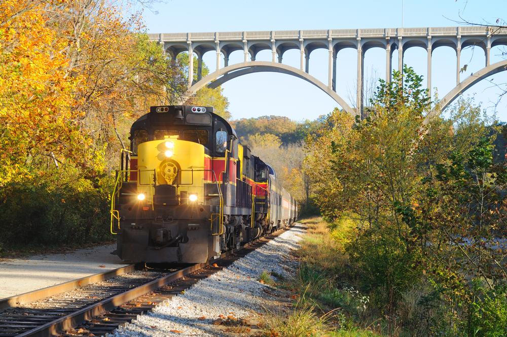 Admire national park views and ride vintage cars on a scenic fall adventure.
