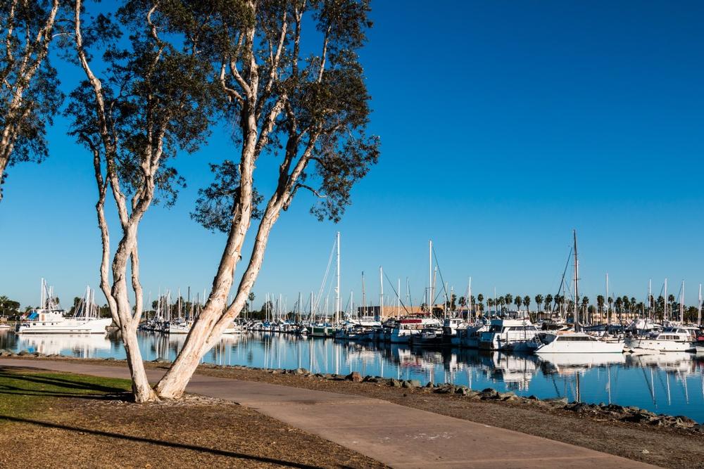 Visit the marina and stroll park trails on a relaxing spring day.