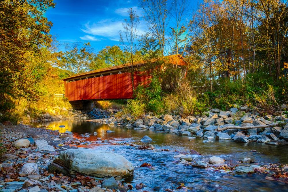 Bike on the Towpath Trail and admire fall foliage on a nature-filled journey.