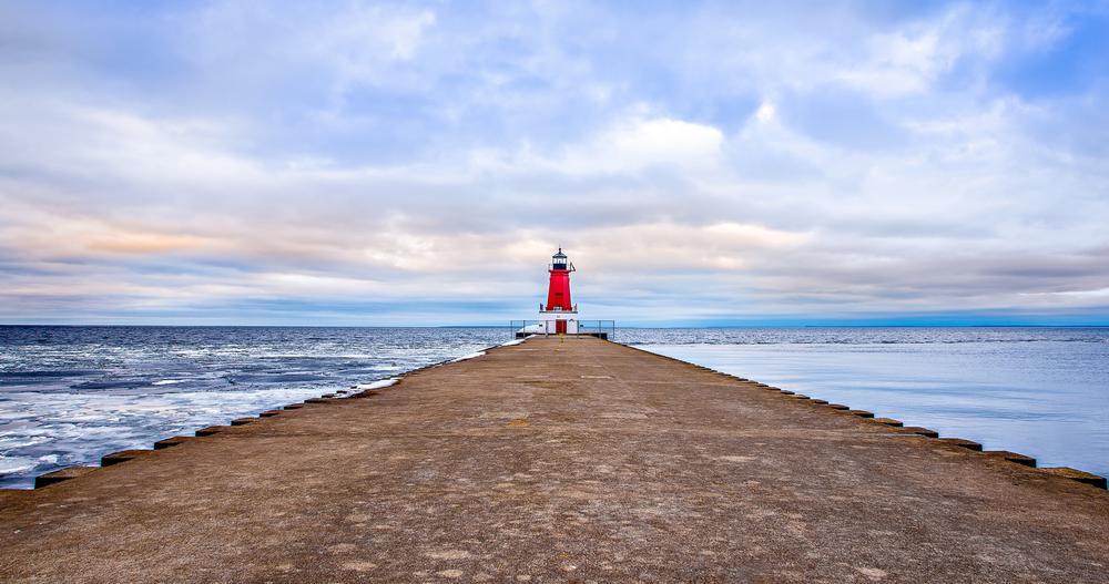 Explore Great Lakes shores and enjoy fall colors on a scenic road trip.
