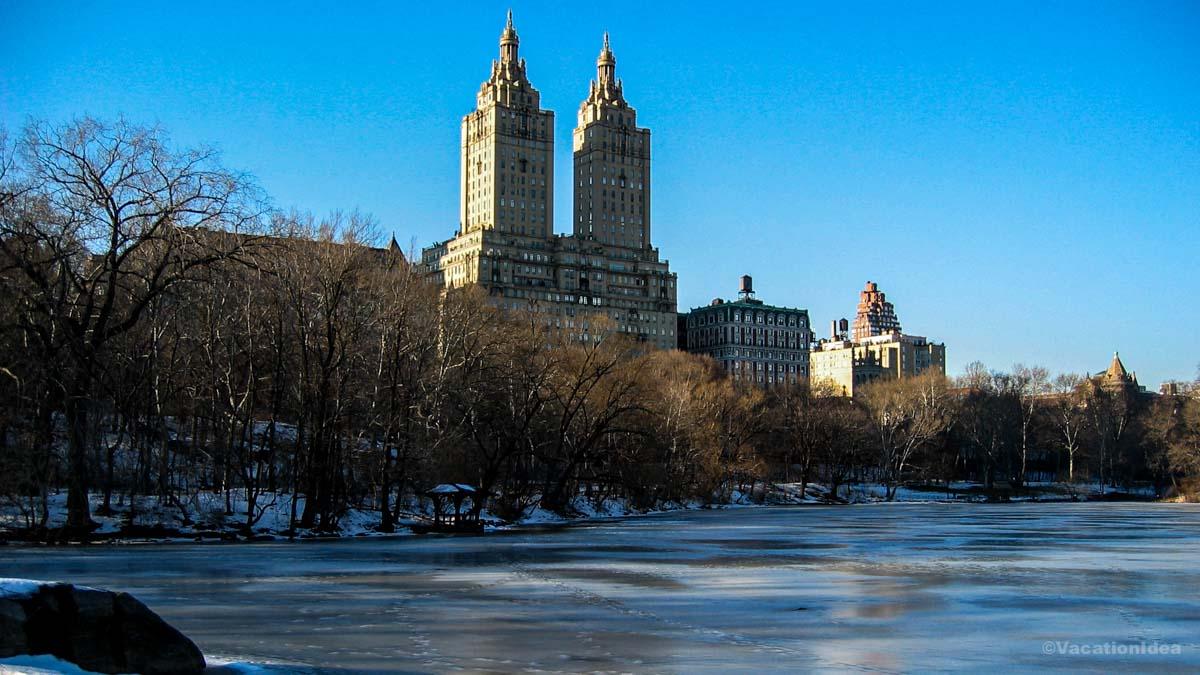 I snapped this photo of winter stillness on New York in February