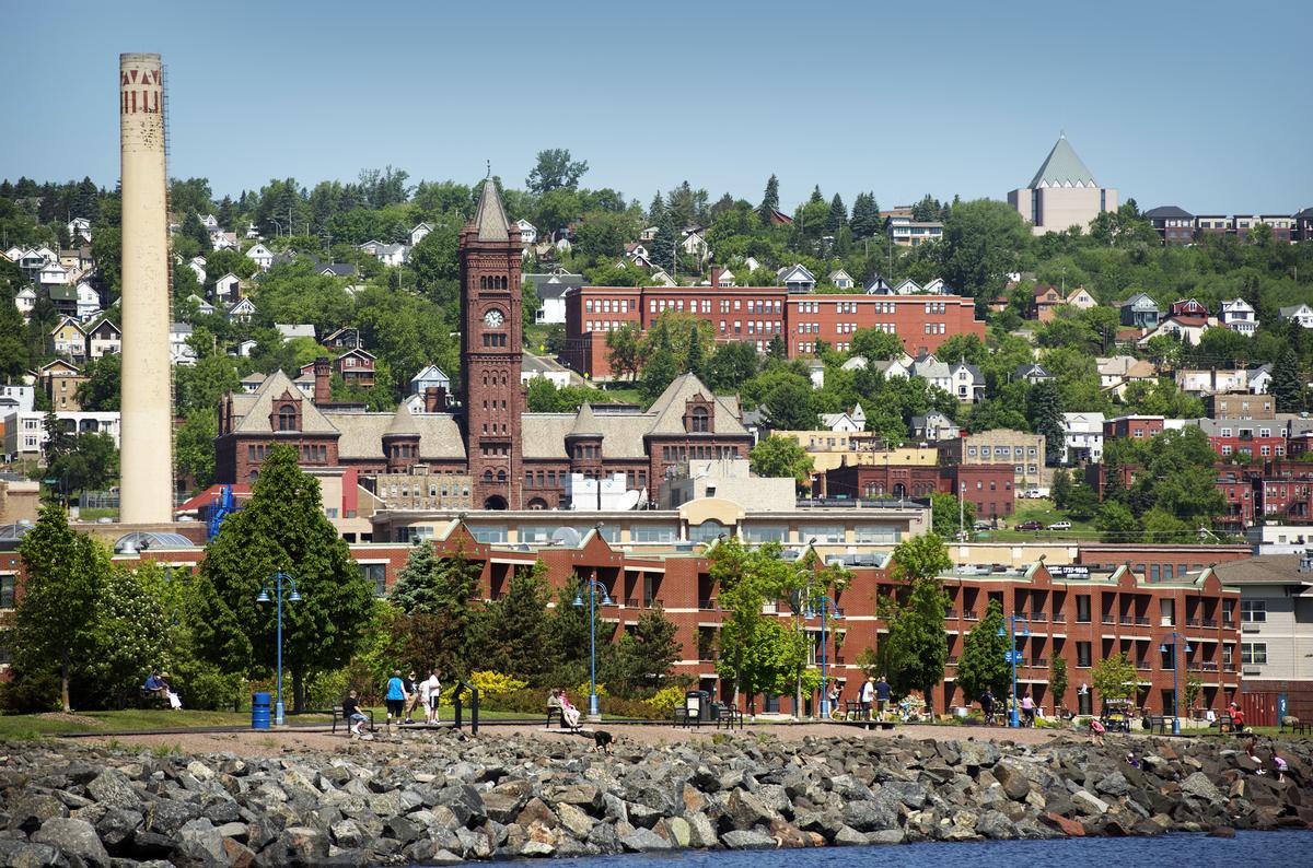 View of Duluth from the water