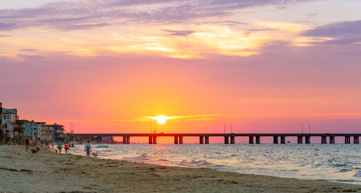 Beach sunset