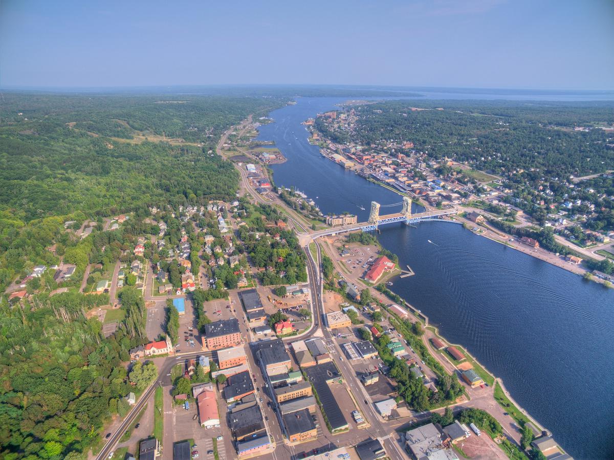 Houghton Lift Bridge on the Upper Peninsula of Michigan