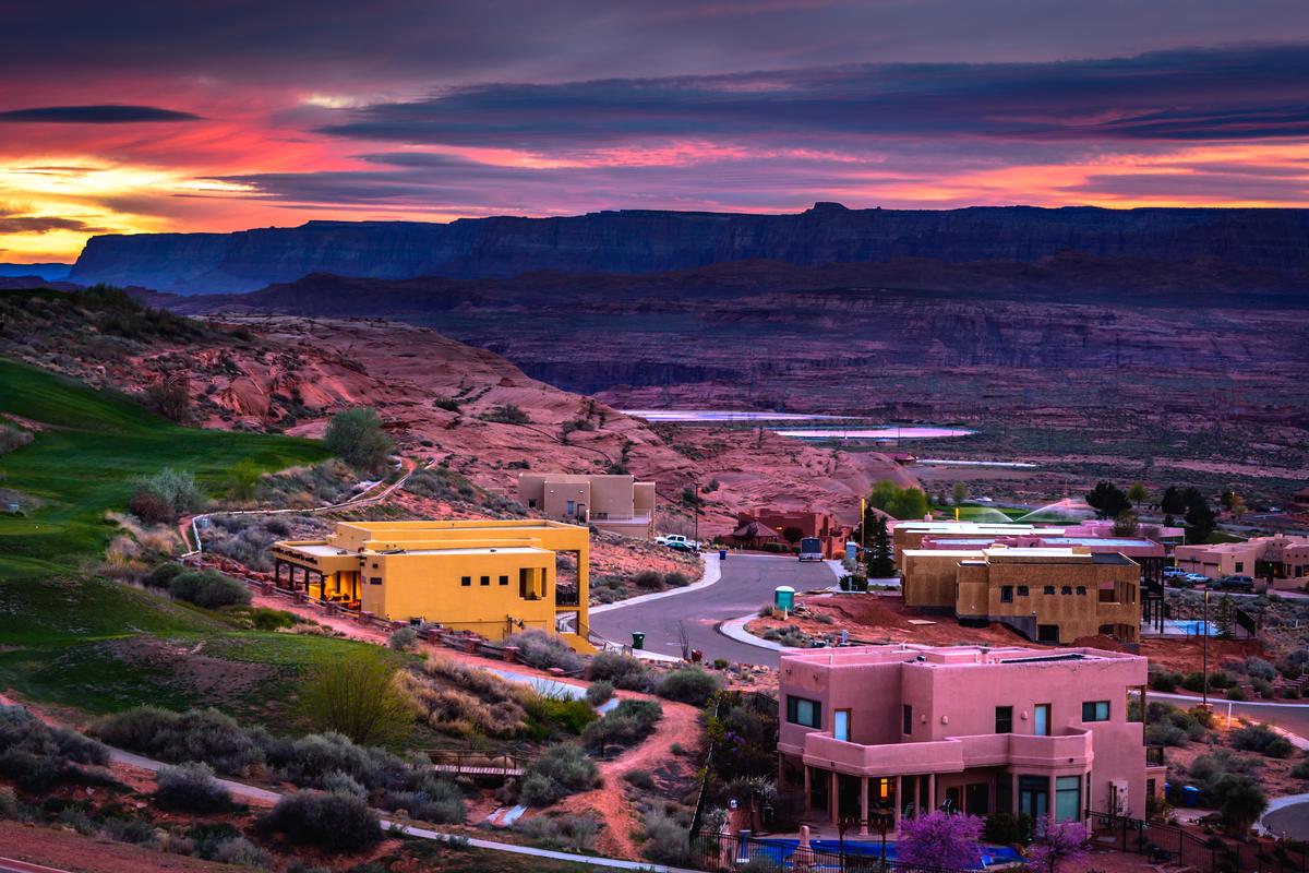 Light and Stone in Page, Arizona