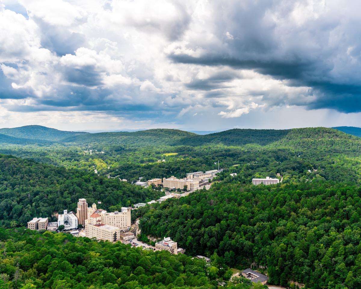 Relax in thermal baths and stroll the historic district on a romantic weekend.