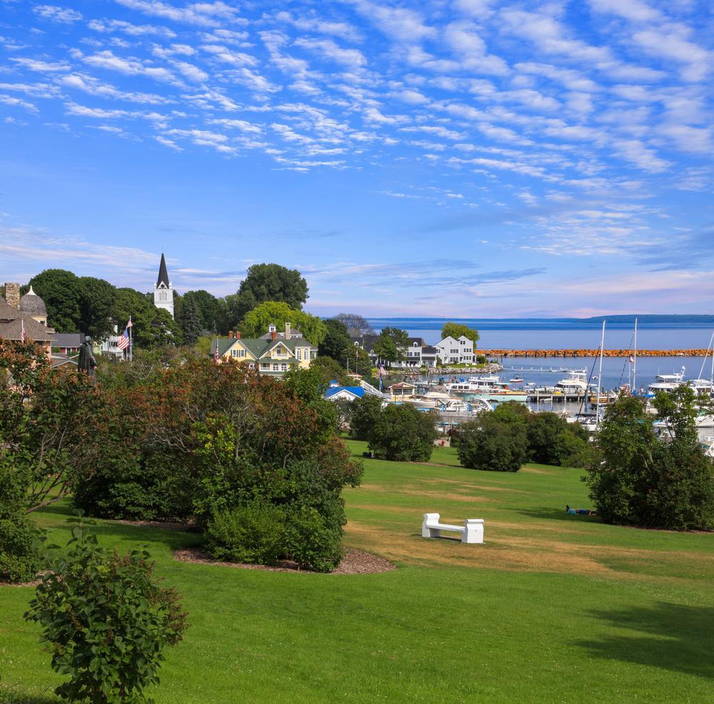 Explore car-free streets and admire Victorian charm and scenic views.