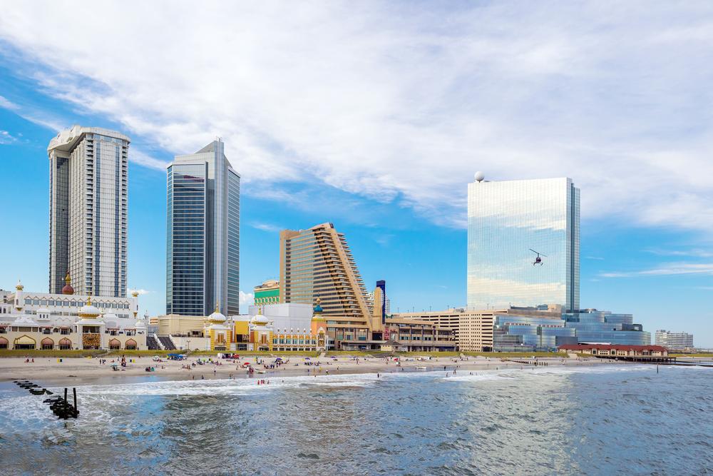 Walk along the boardwalk in Atlantic City
