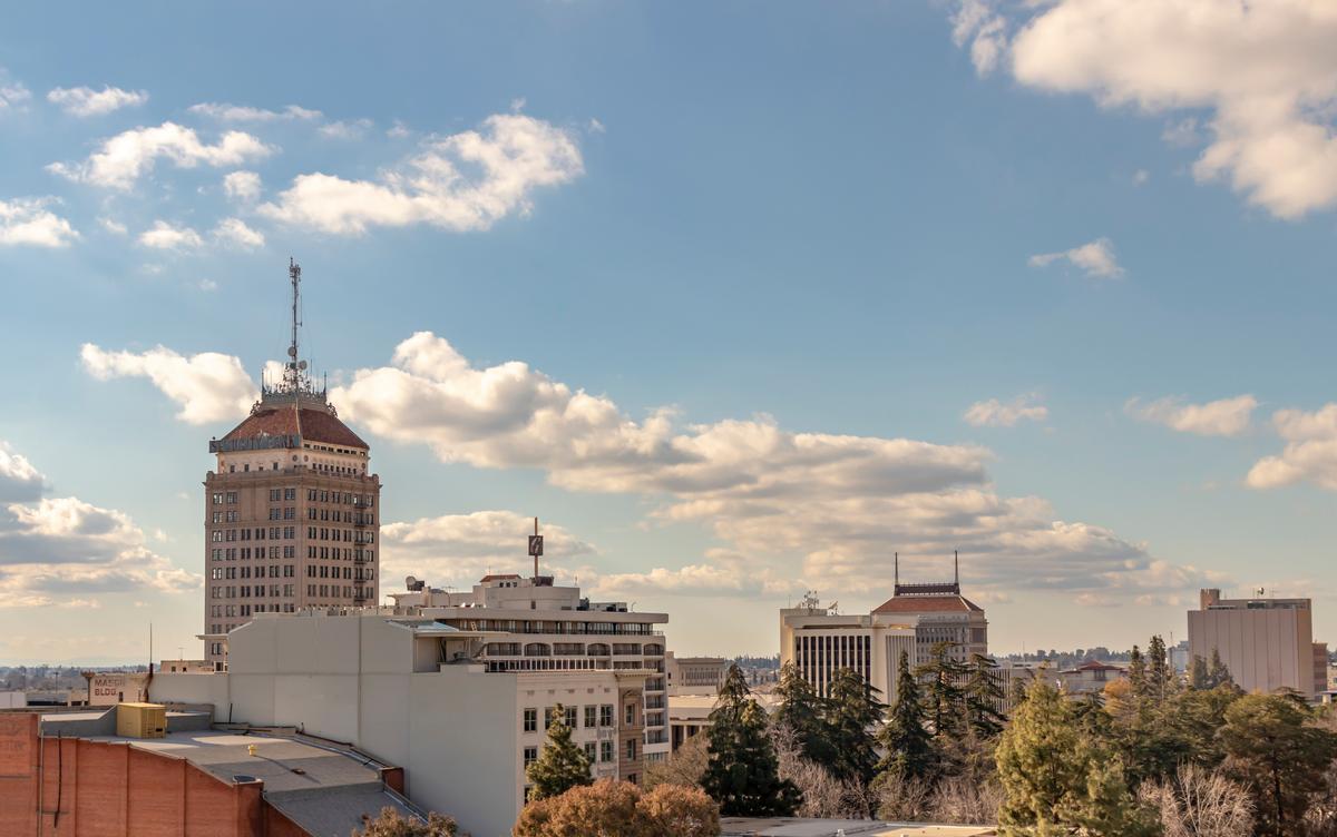 Fresno skyline