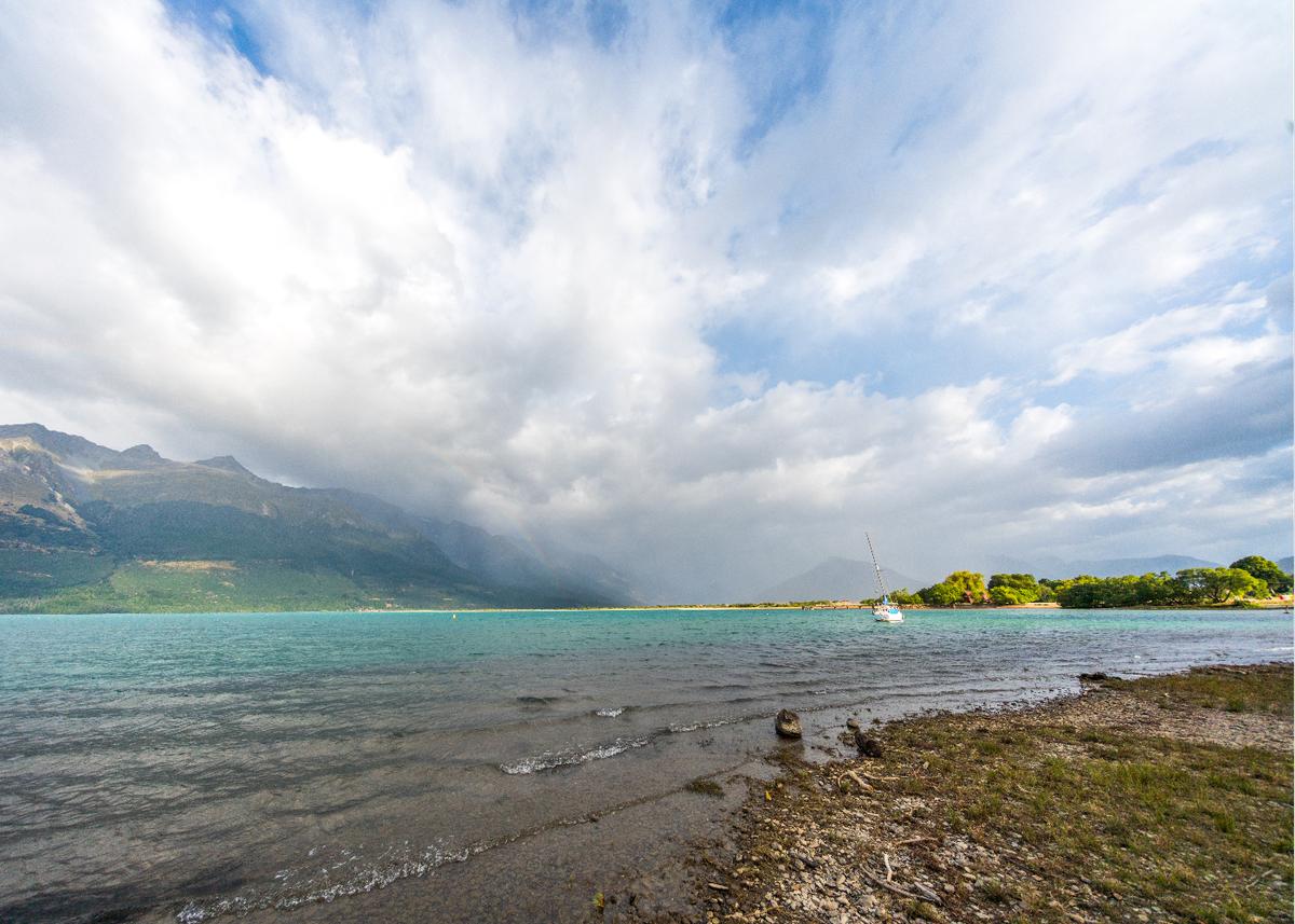 On my drive to Glenorchy I drove along Lake Wakatipu for miles