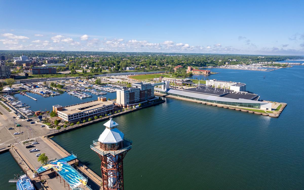 Erie waterfront