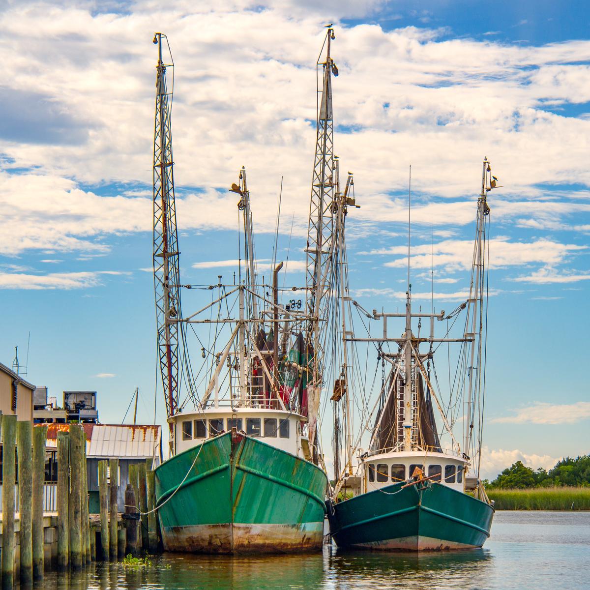 Fishing boats in Apalachicola