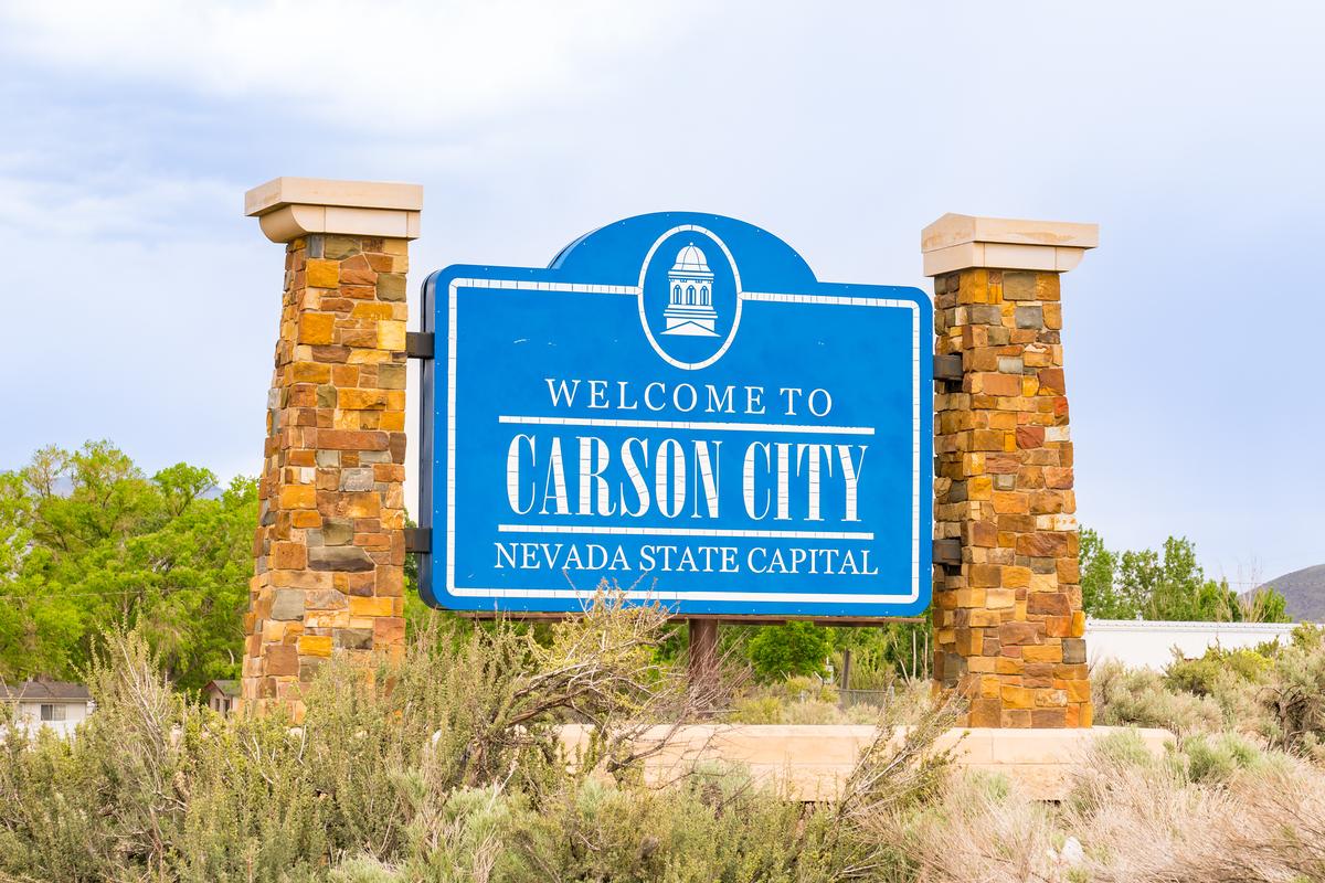 Carson City Welcome Sign