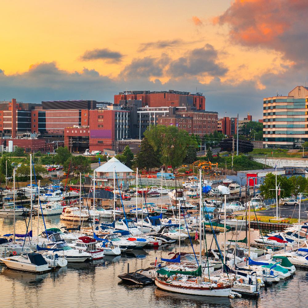 Erie skyline