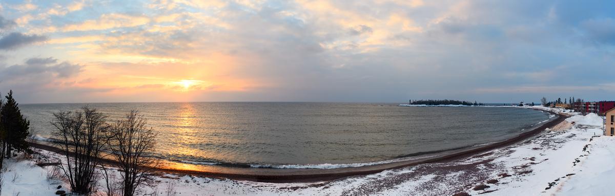 Grand Marais in the winter