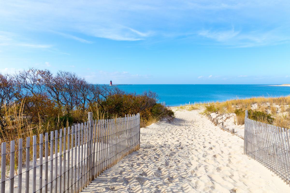 Sandy Path to the beach in Southern Delaware