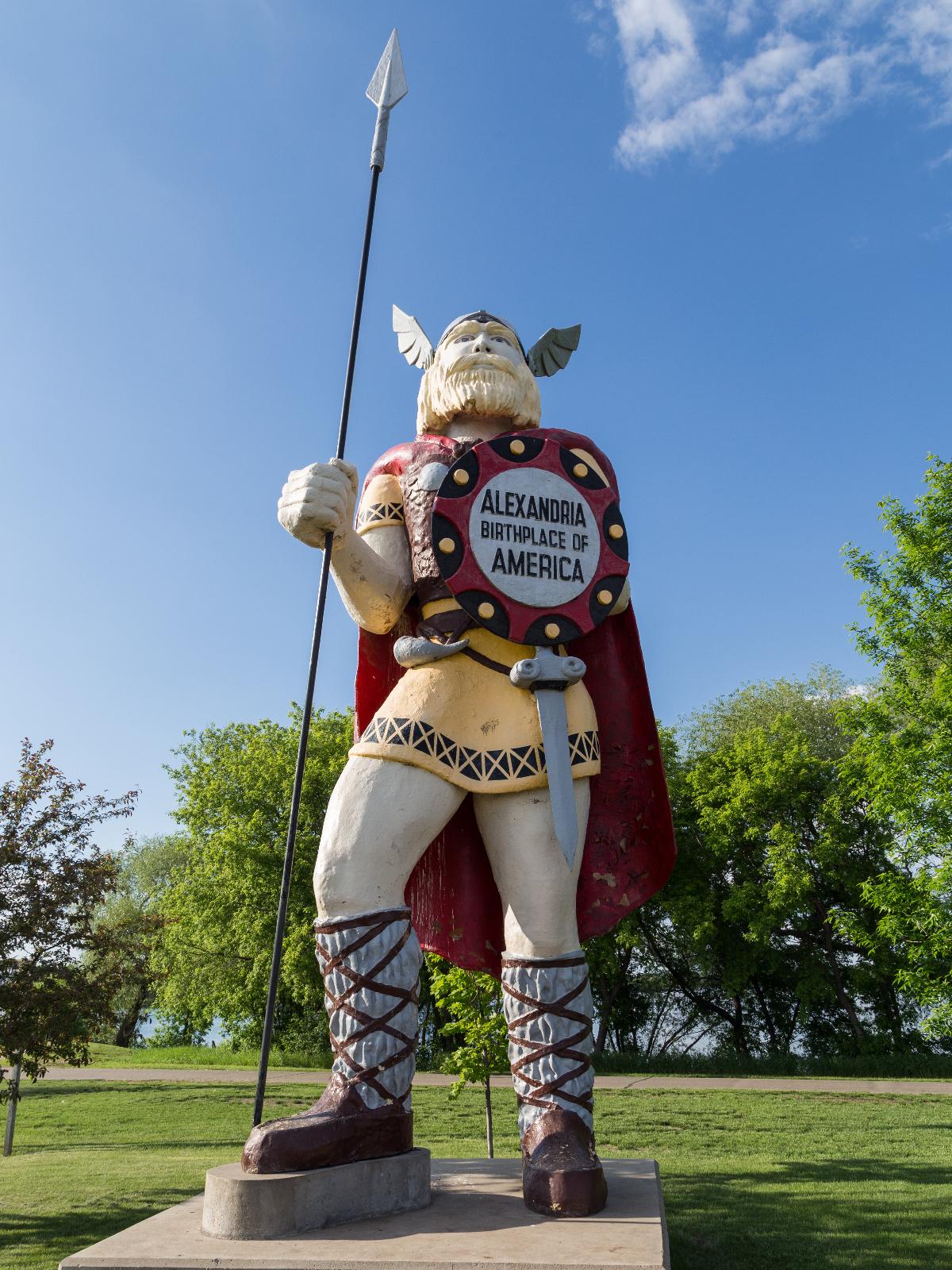 Don't miss this Statue of Big Ole the Viking that's 28 feet tall in Alexandria