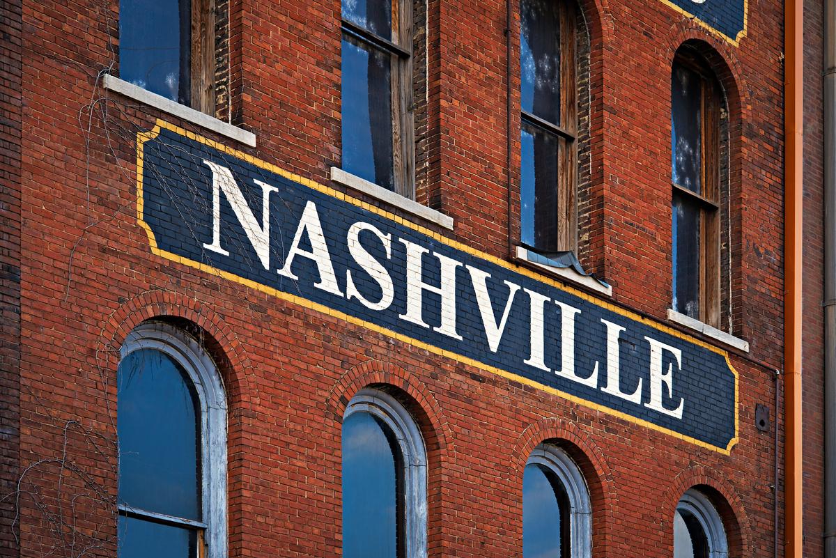 Nashville historic building closeup