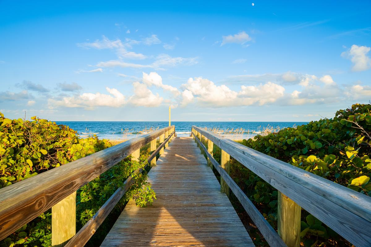 Golden light in Cocoa Beach