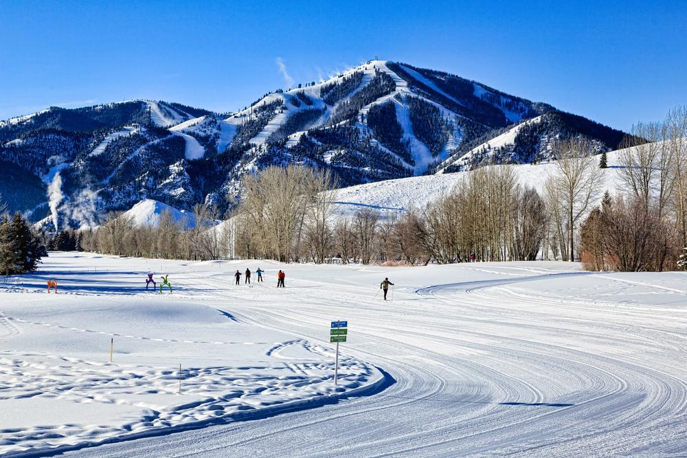 Snow-globe stillness in Sun Valley, Idaho