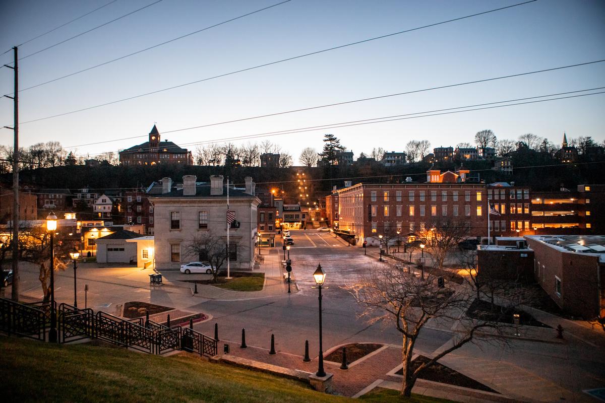 Night in Downtown Galena Illinois