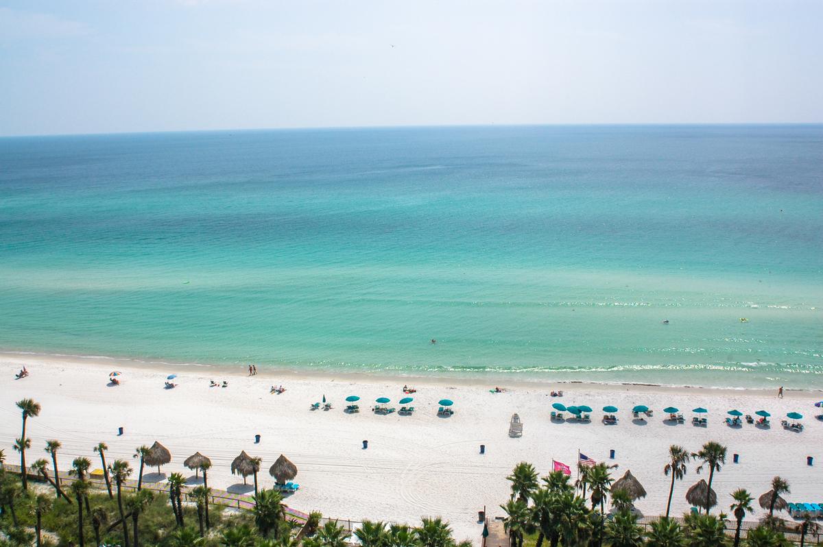 Oceanfront view in Panama City Beach