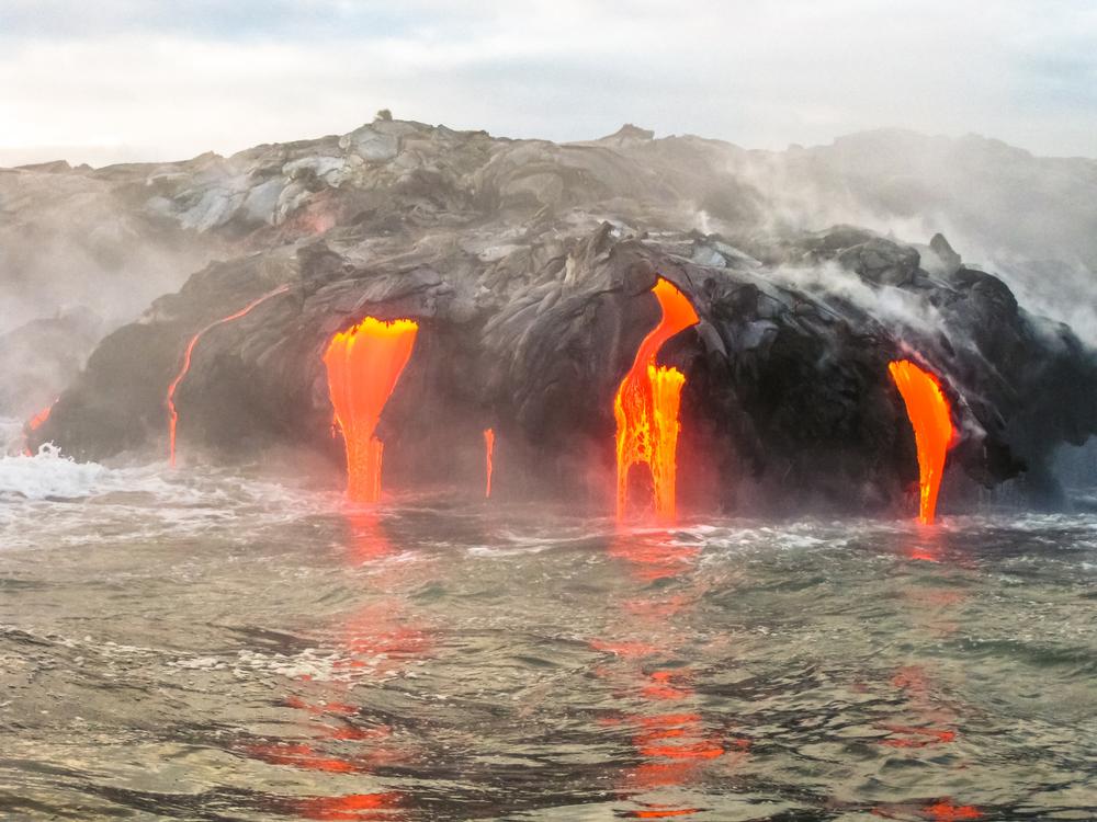 Walk along lava fields and look at active craters during your thrilling summer visit.