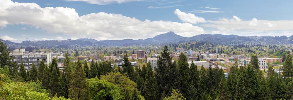 Eugene - 2 hours and 15 from Portland