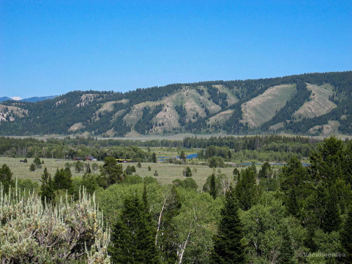 My photo of Jackson Hole Valley in the summer