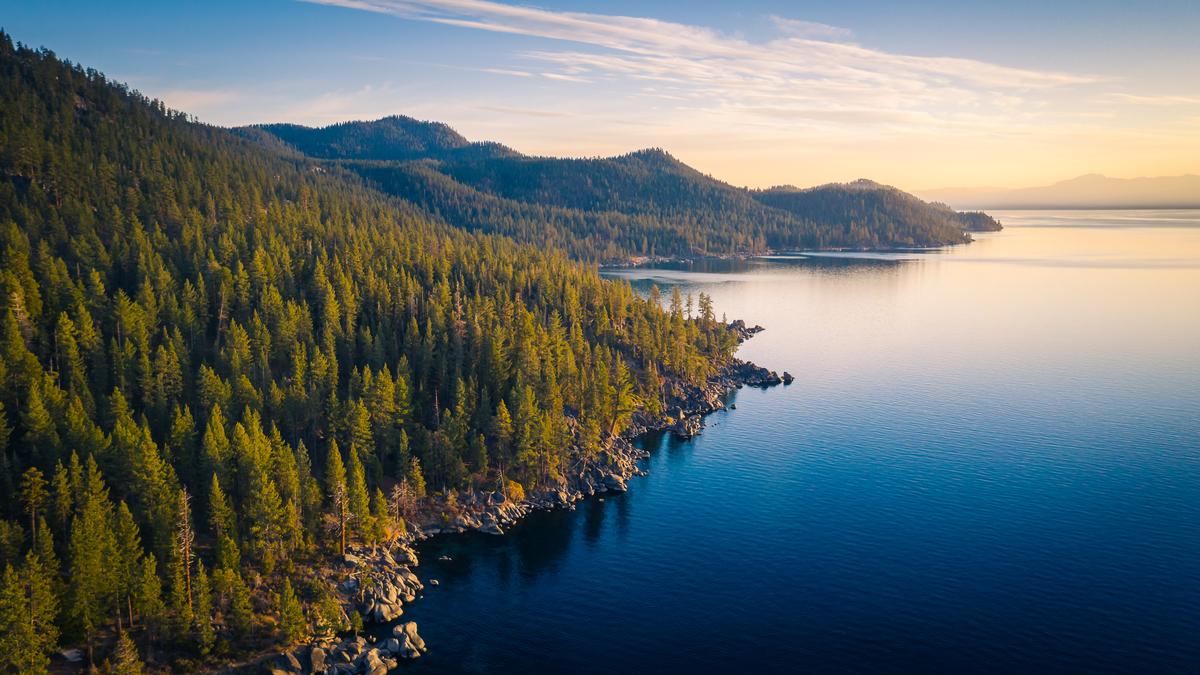  Lake Tahoe: Sky-Blue Water and Mountain Calm