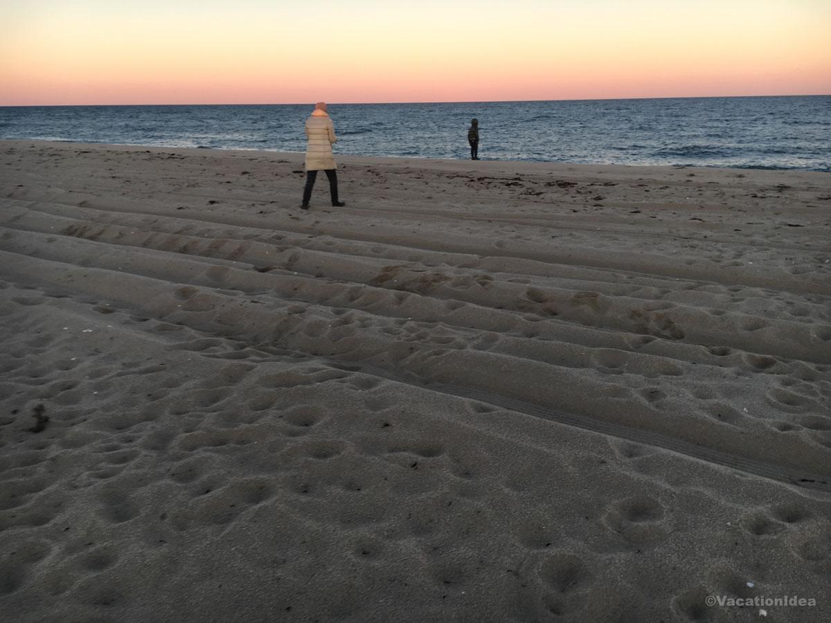 My photo of the beach in Matunuck in the winter