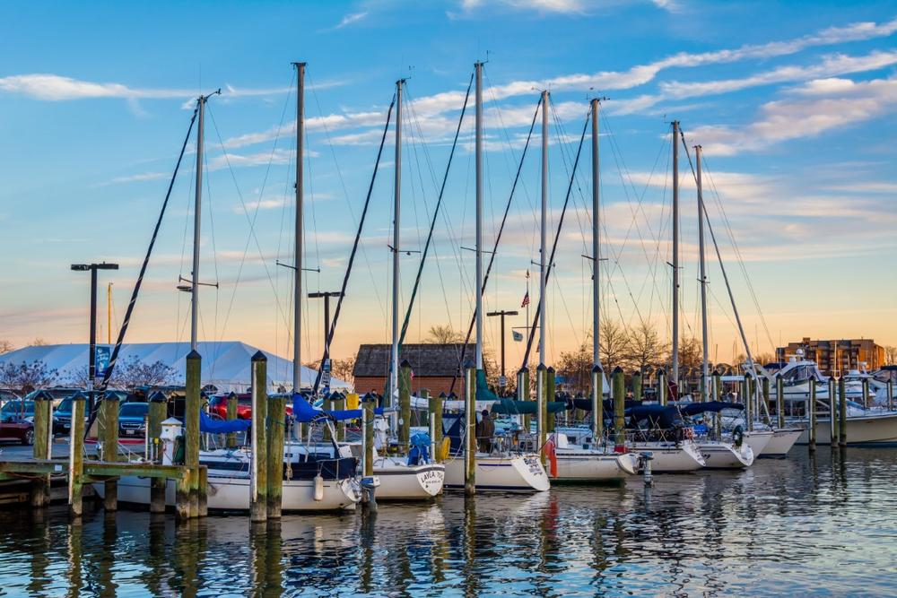 Walk along the harbor and admire colonial architecture on a charming spring escape.