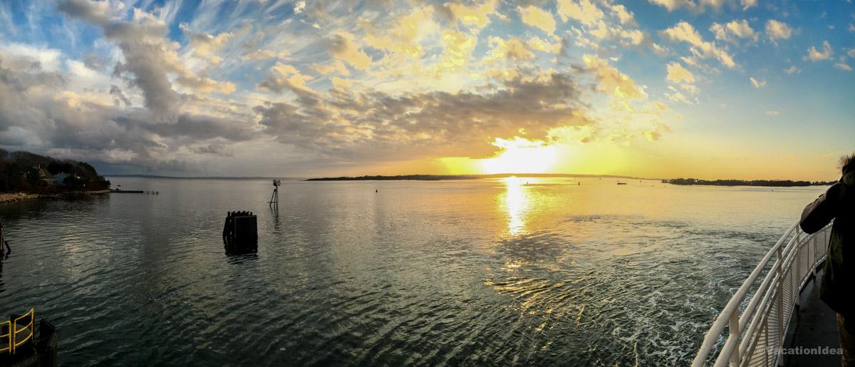 I took this photo while on a ferry in Rhode Island with my family in late fall