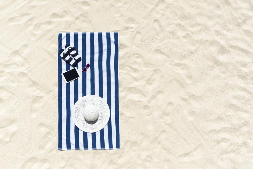 Watch boats pass by and enjoy peaceful swimming conditions.