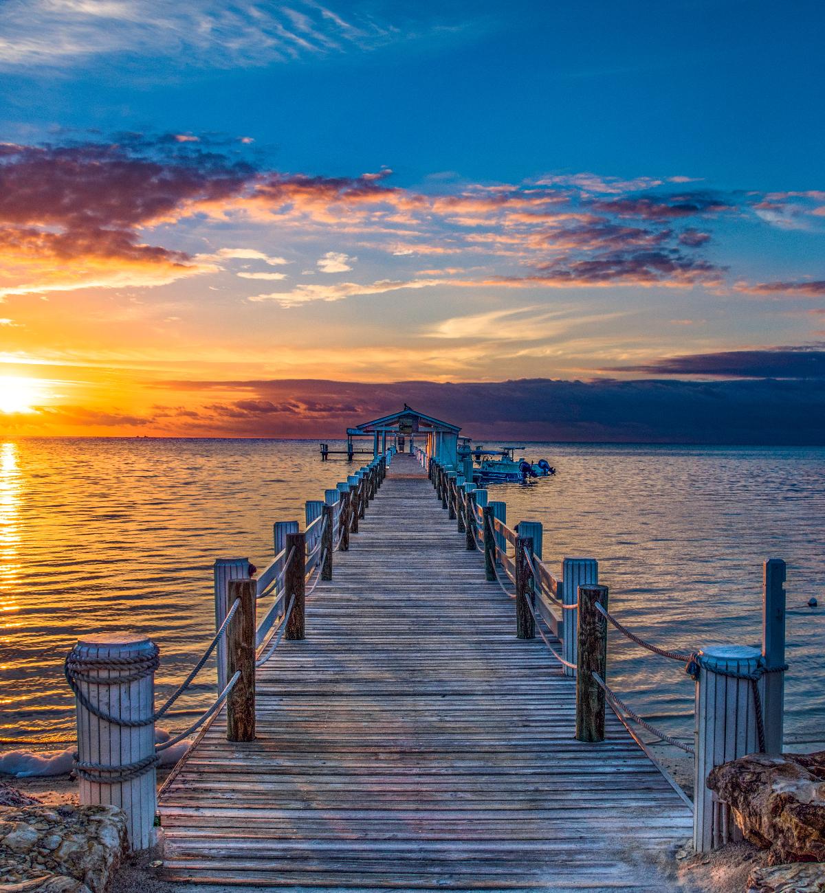 Islamorada Dock Pier Sunrise