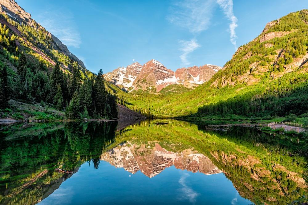 Ski down pristine slopes or hike scenic trails on a winter trip.