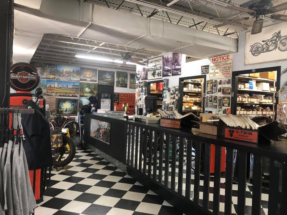 Admire vintage motorcycles at the American Classic Motorcycle Museum