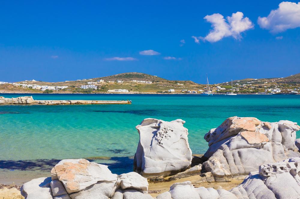 Soak in Sculpted Serenity at Kolymbithres Beach, Paros
