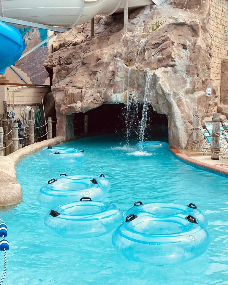 Splash around in pools and enjoy fun family water attractions.