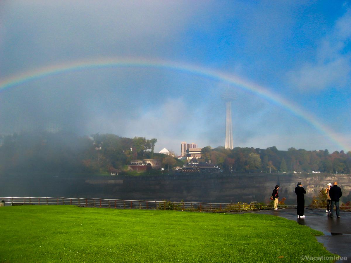 My Niagara Falls photo with a rainbow