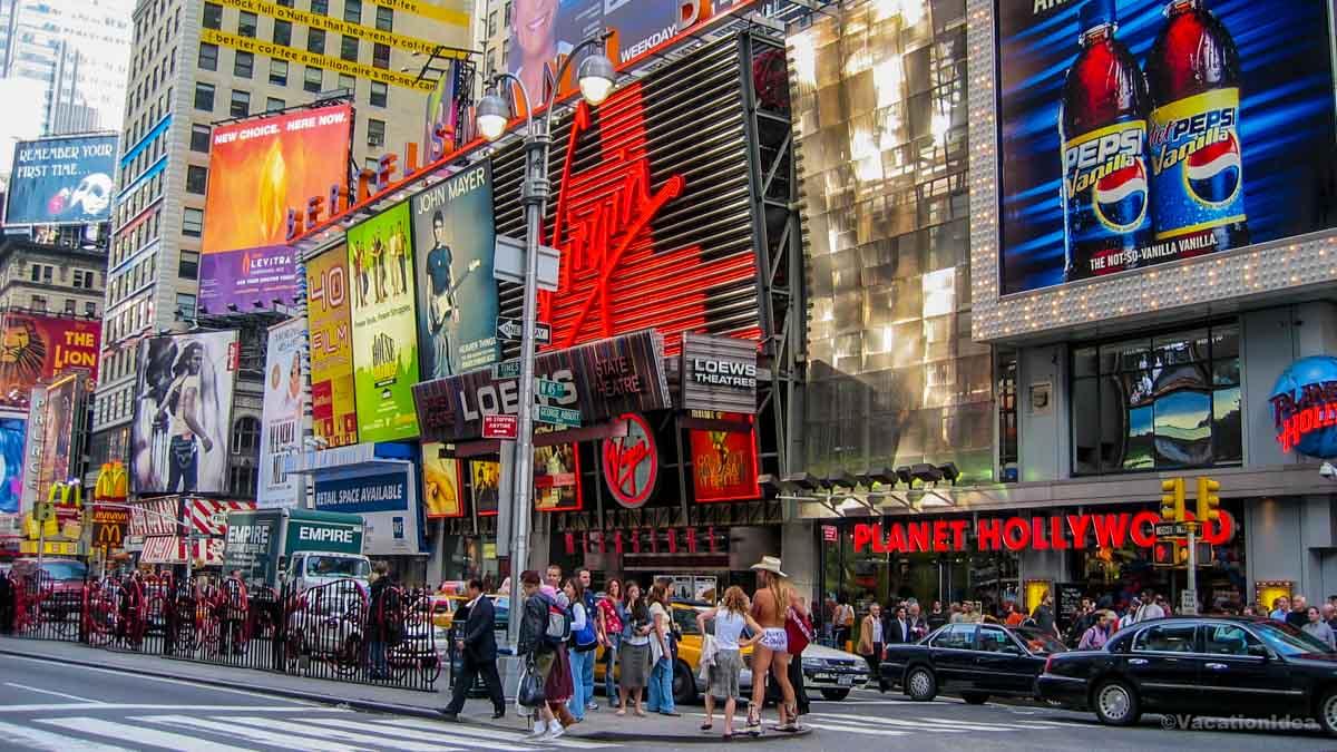 I took this photo in the heart of Times Square, Broadway