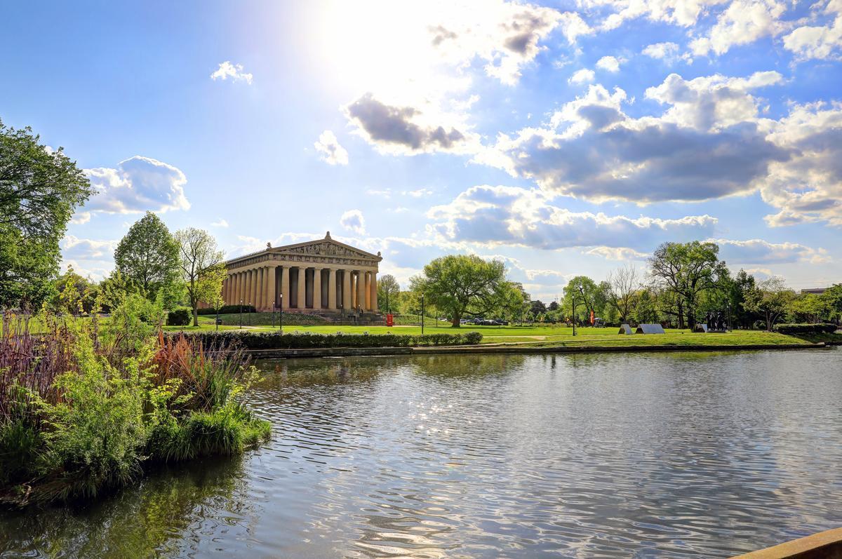 A full-scale replica with towering columns and timeless art in Music City’s heart