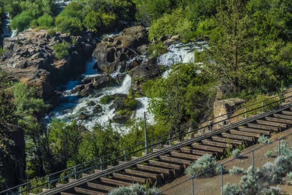 Cool Off by the Water at Cline Falls State Park