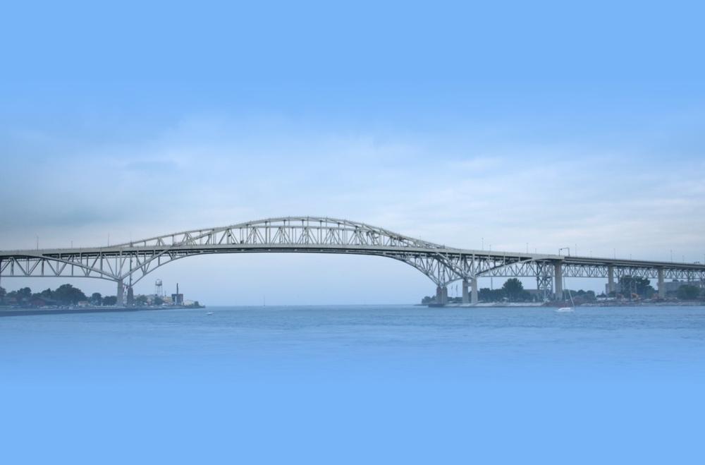 Marvel at Engineering and Waterway Views from the Blue Water Bridge