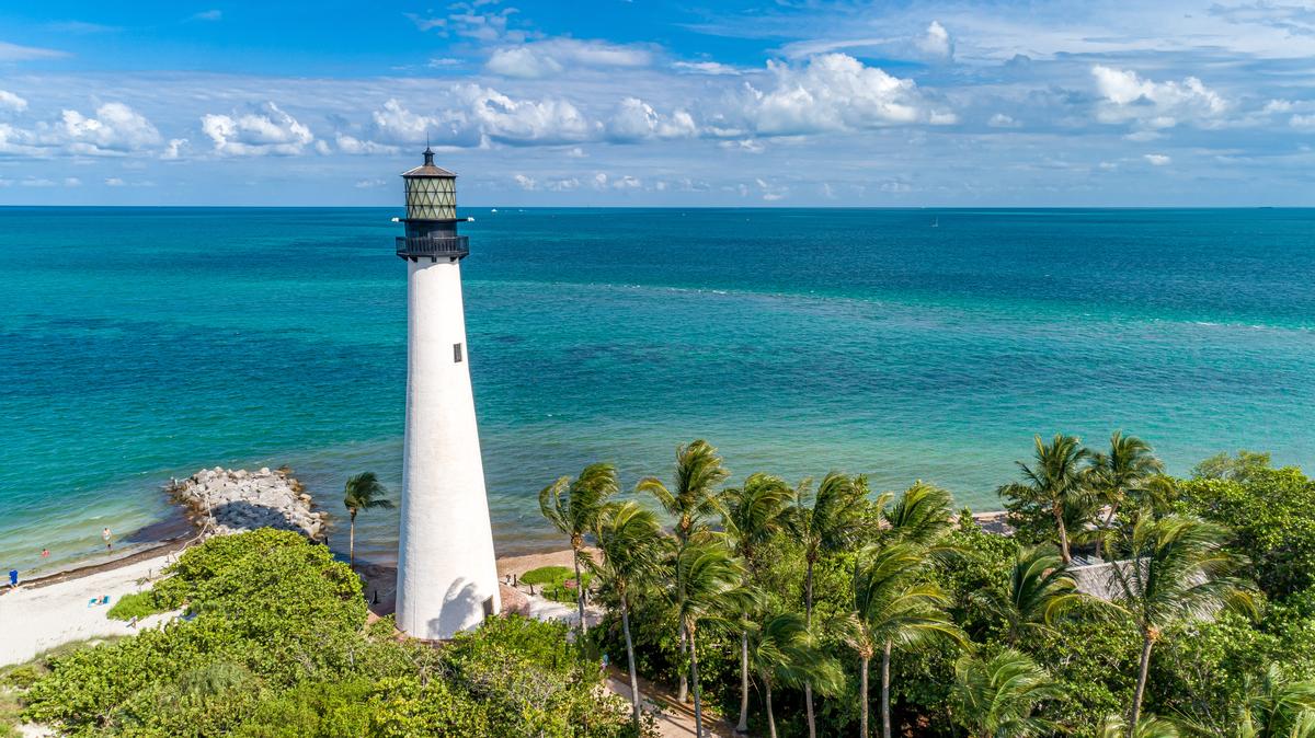 Relax on the sand at Bill Baggs Cape Florida State Park