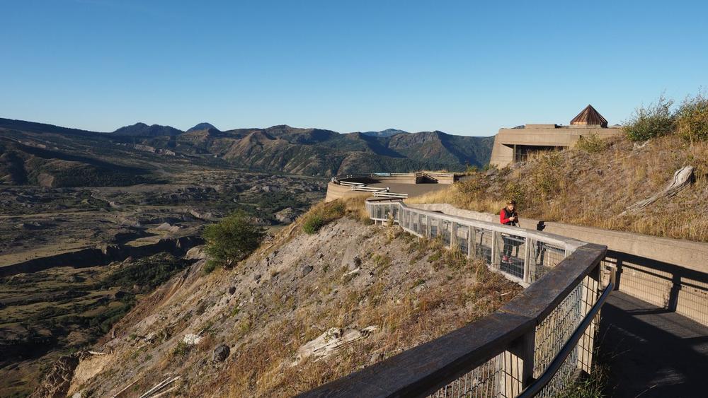 Stand in Awe at the Edge of the Crater at Johnston Ridge Observatory