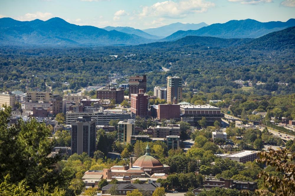 Wander through art-filled streets in Asheville