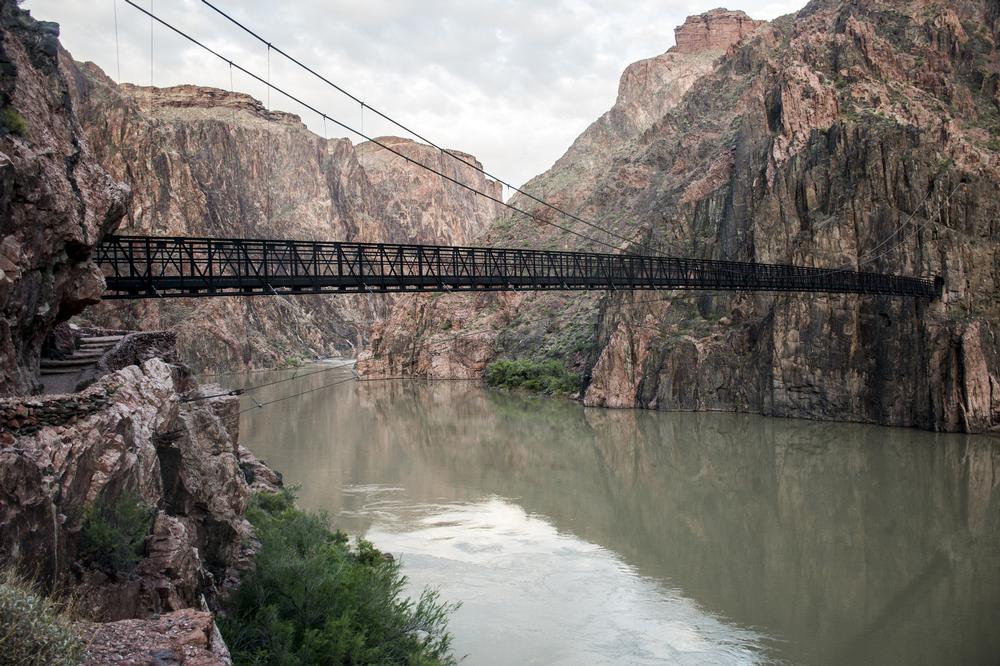 Cross the Colorado River and enjoy an unusual Grand Canyon hike.
