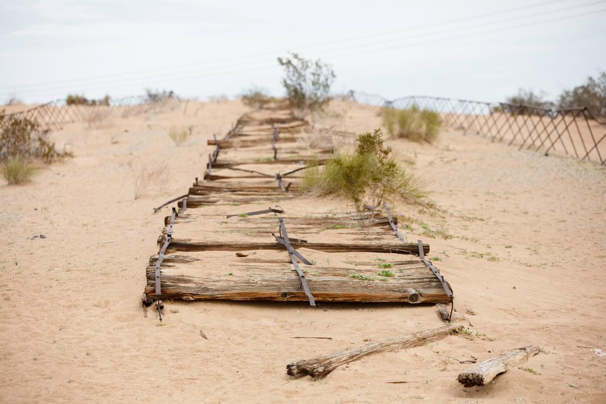 Section of Historic Plank Road Near Yuma